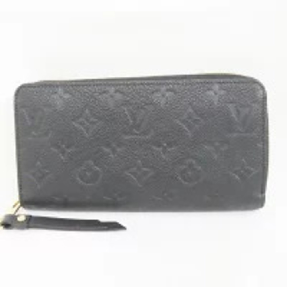 Louis Vuitton Empreinte Zippy Wallet Noir Black